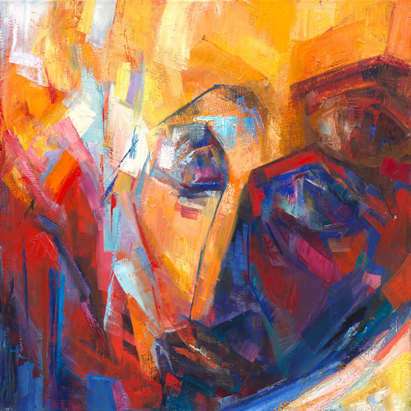 SonnetPainting 121: I am that I am [A portrait of self-realisation] by Elena Maslova-Levin