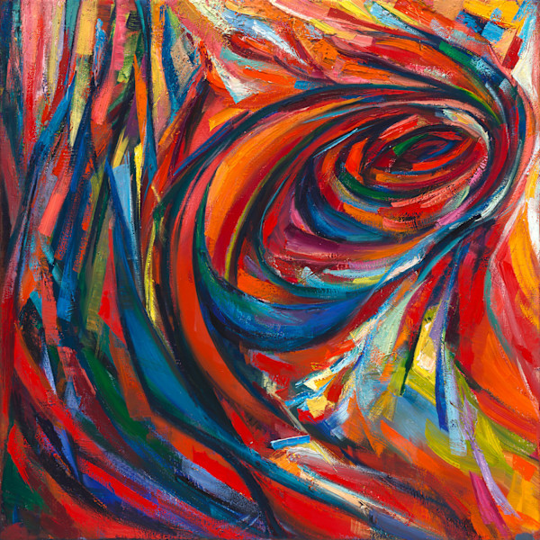 SonnetPainting 129: the swirling energy of Desire [lust in action]. by Elena Maslova-Levin