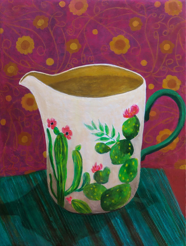 The Texas Hill Country Vase by Olga Lora