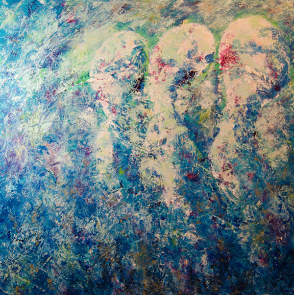 Ethereal Embrace (Resistance Amid Shifting Currents) by Liz Morton