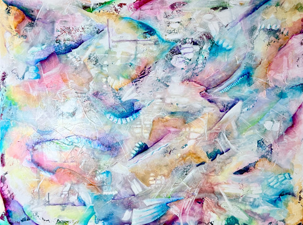 Patterns Beneath the Pastel Tide by Liz Morton