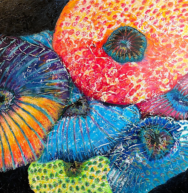Underwater Tapestry -  aka. Sea Urchin Symphony by Liz Morton