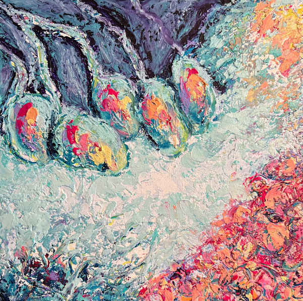 Through Turquoise Waves by Liz Morton