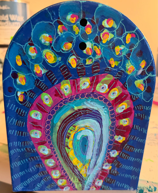 107 Mailbox Sample - Commissions Available by Liz Morton