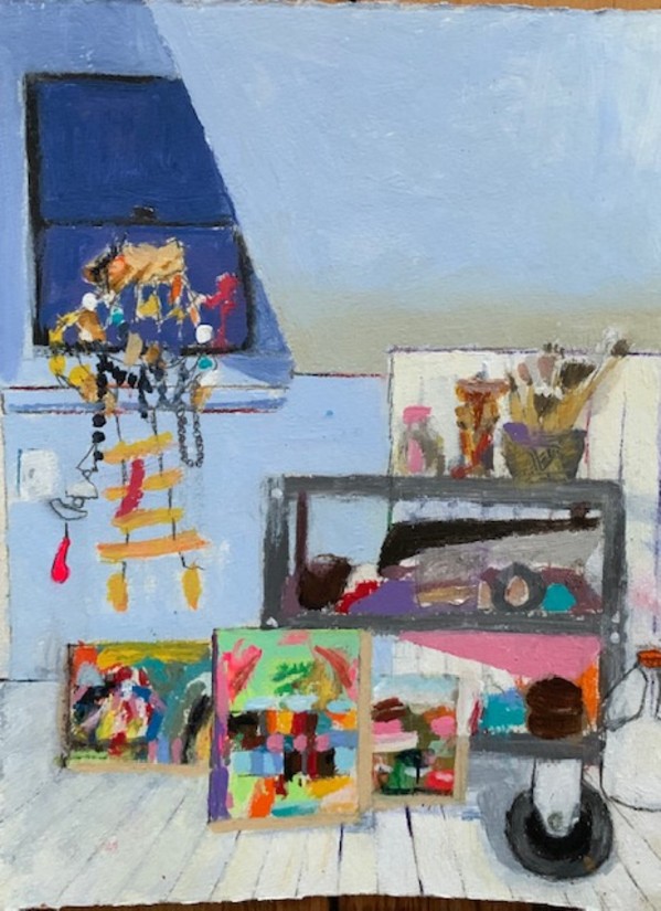 Studio #1, 2022 by Pamela Saturday