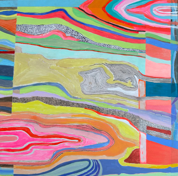 Pink Tides, 2024 by Pamela Saturday