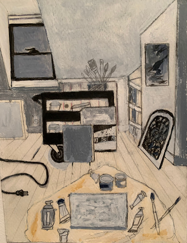 Studio #3, 2022 by Pamela Saturday
