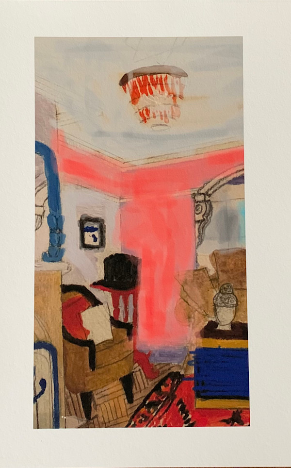 Living Room #4, 2022 by Pamela Saturday
