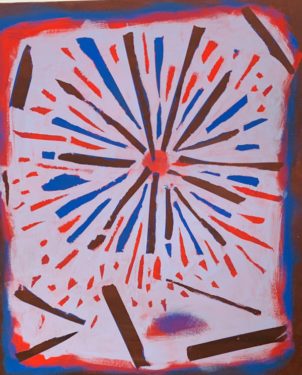 Fireworks Series #4, 2024 by Pamela Saturday