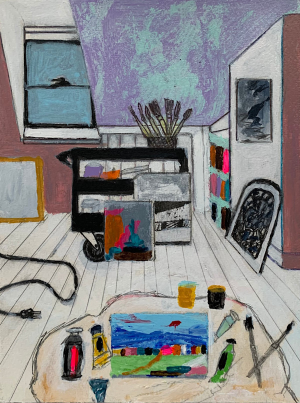 Studio #2, 2022 by Pamela Saturday