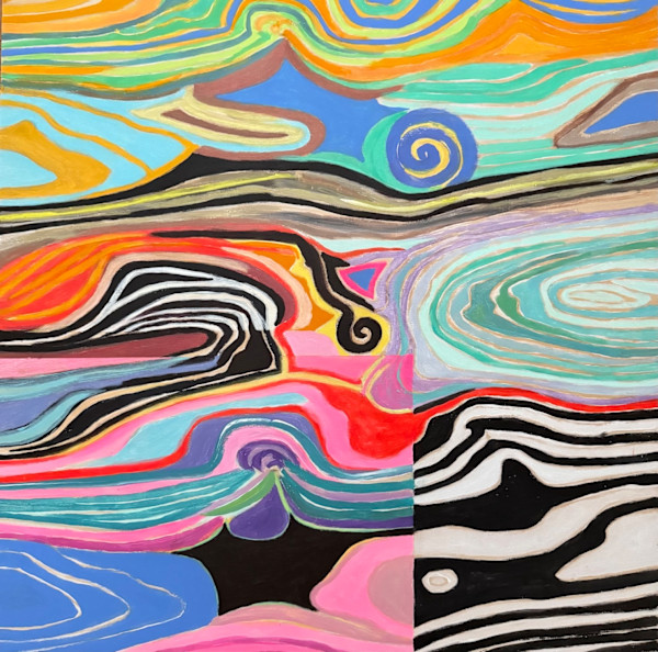 Summery Blues, 2024 by Pamela Saturday