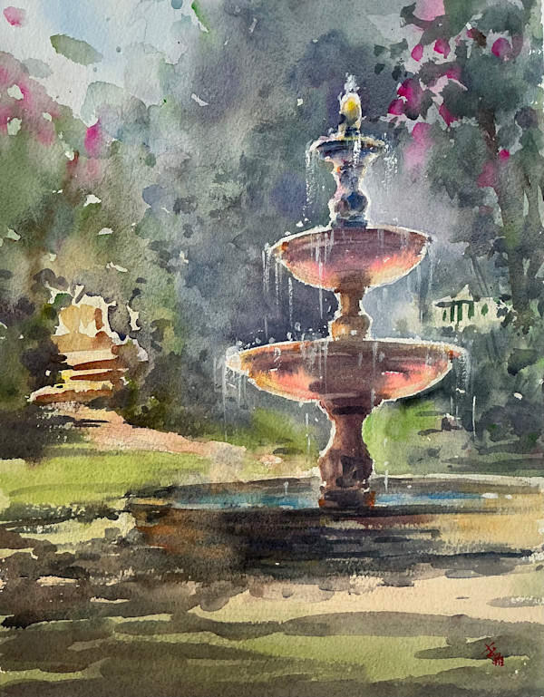 Fountain Park by Vicky Zhou