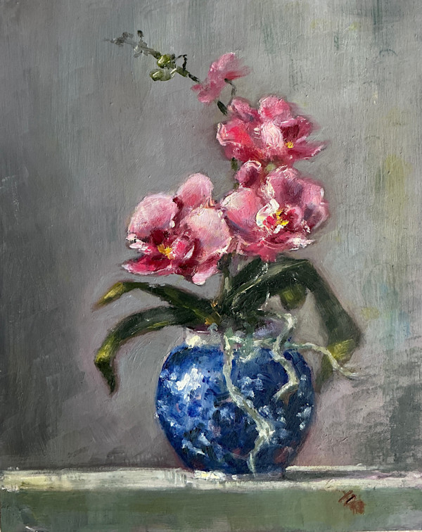 Pink Orchid by Vicky Zhou, Image 1.