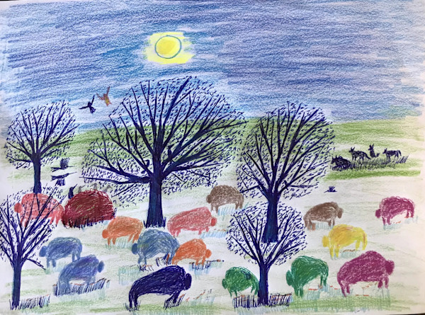 Rainbow of Buffalo by Spoon Jackson