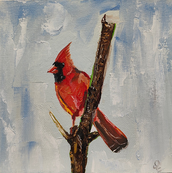 Cardinal #2 (print) by Douglas Earls