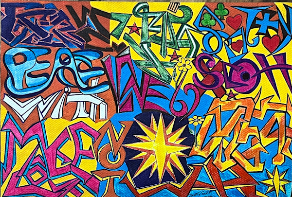 Graffiti: Modern Abstract by Scotty Scott