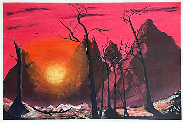 Peaceful Light at End of Day #2 by Selvyn Tillett