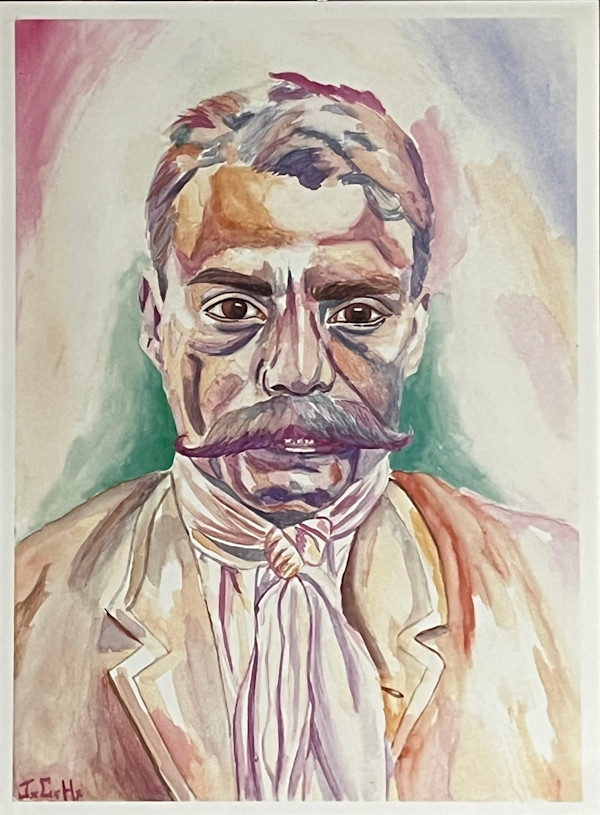 Emiliano Zapata (print) by Juan Hernandez