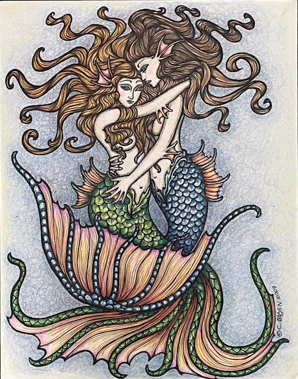 Mermaid Embrace by Carole Alden