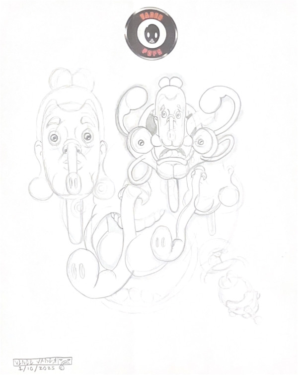 Long Nose Saggy Puppy Pop Fusion by Vince Vader