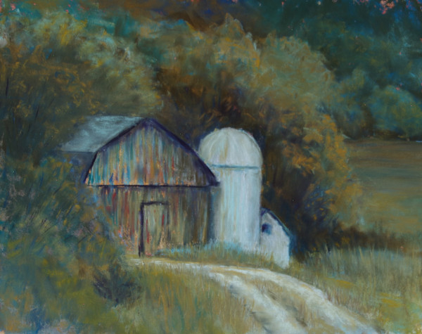 Autumn Barn by Shelley Loring