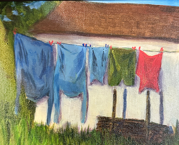 Sunday Wash by Shelley Loring