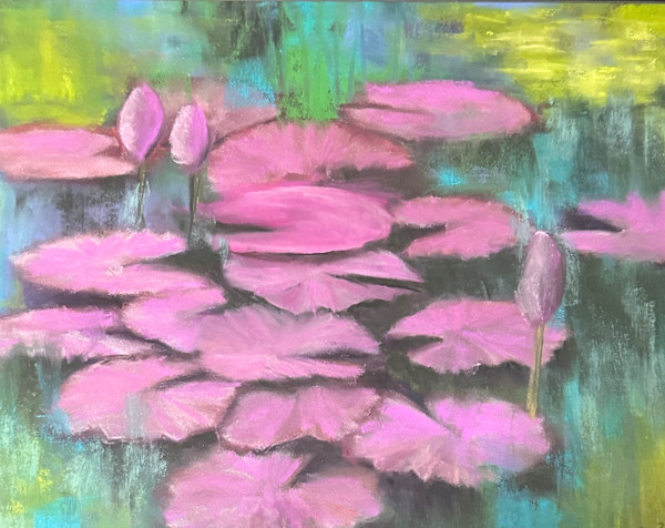Whispers of a Water Lily Dawn by Shelley Loring