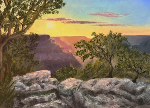 Grand Canyon Sunset by Shelley Loring