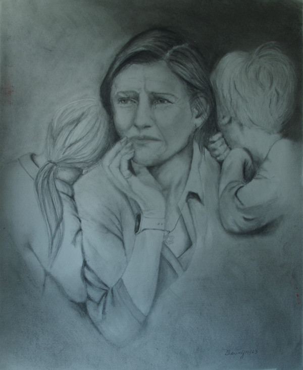 Israeli Mother by Shelley Loring