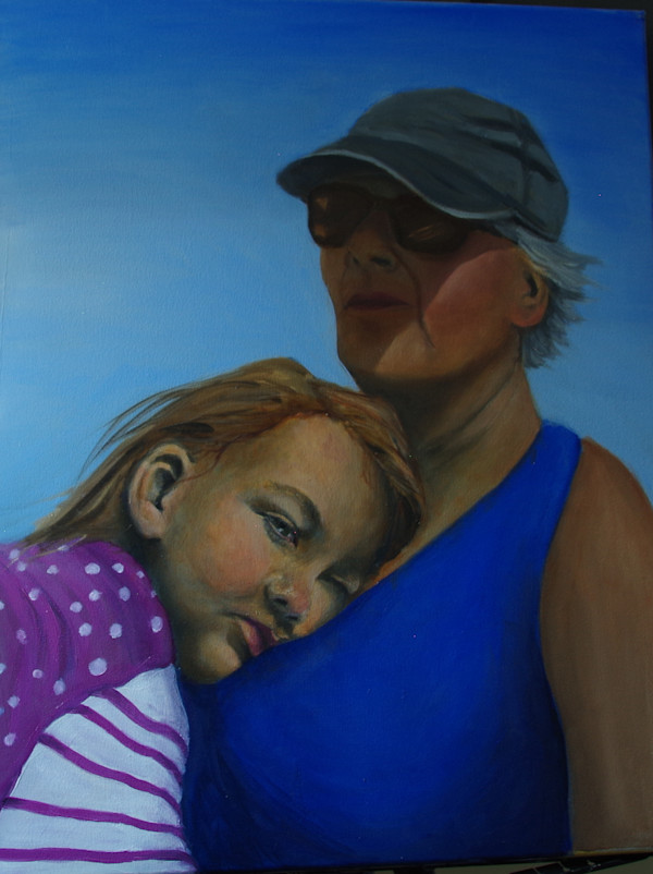 Resting With Grandma by Shelley Loring