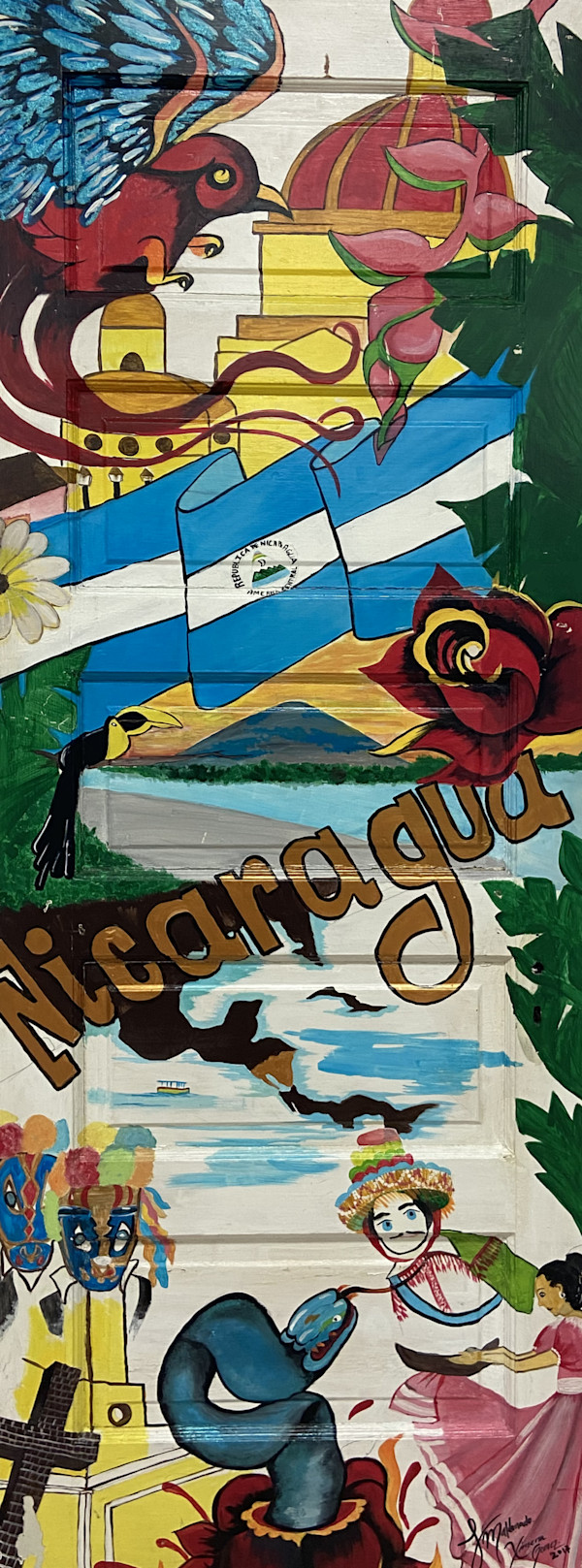 Nicaragua - Doors to Mi Barrio by Unknown Artist