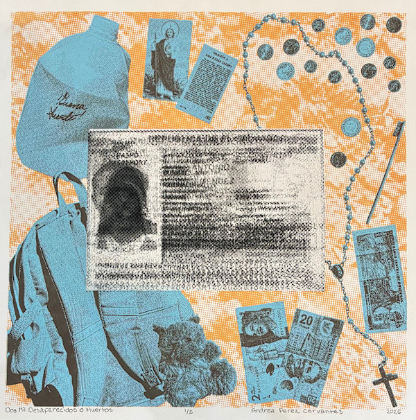 Dos Mil Desaparecidos o Muertos by Andrea Perez Cervantes, Image 1.