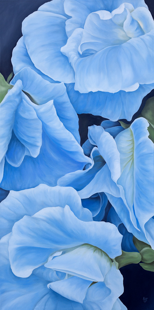 Butterfly Pea Flowers by Ann Travis