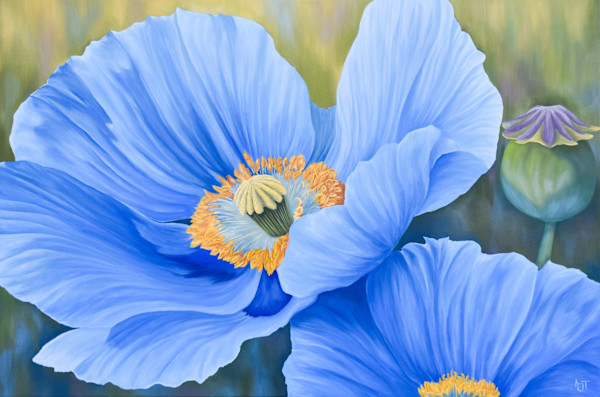 Blue Poppies by Ann Travis, Image 1.