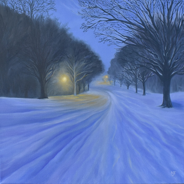 Snowy Night by Ann Travis, Image 1.