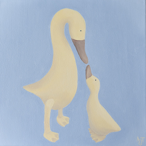 Mom & Baby Duck by Ann Travis