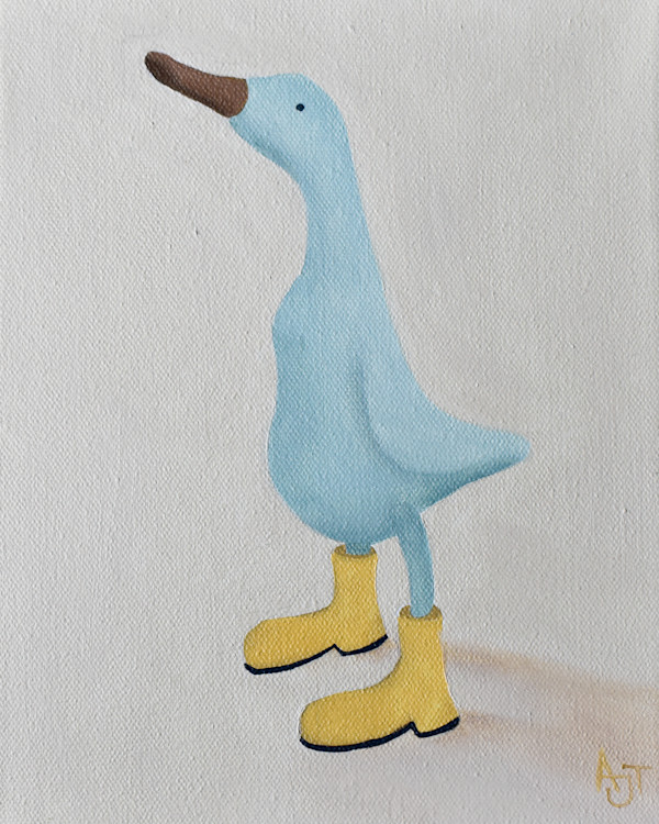 Rainy Duck by Ann Travis