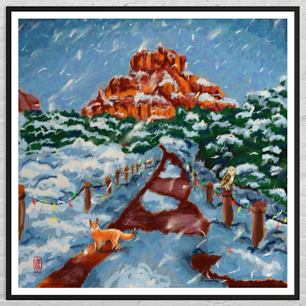 Sedona Winter Wonderland by Wesley Ethyn Bowers, Image 2.