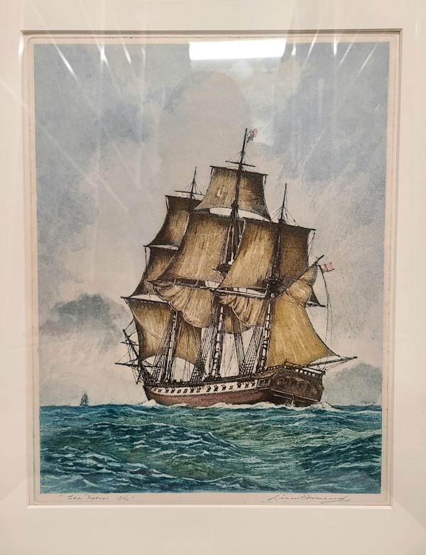 Sea Patrol, 1840 by Leon Pescheret