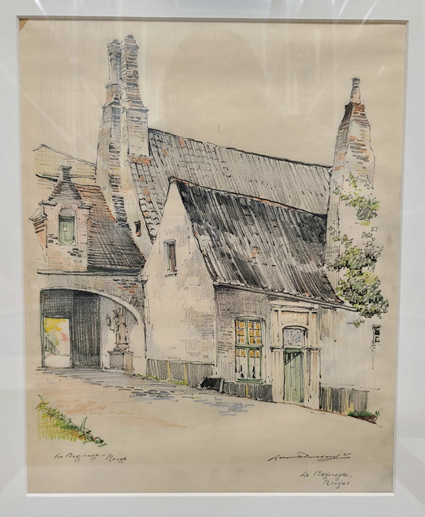 Le Beguinage, Brugge by Leon Pescheret
