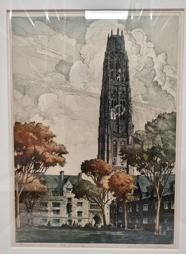 Harkness Memorial, Yale University by Leon Pescheret