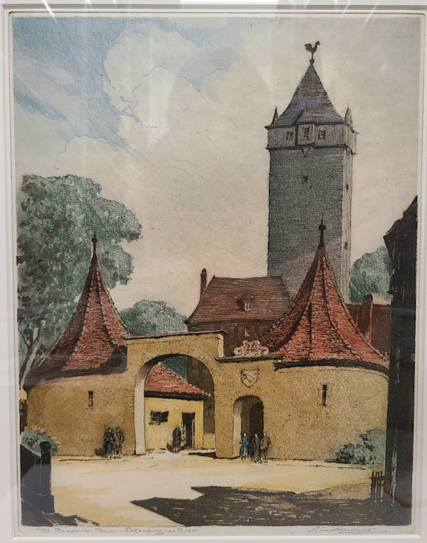 The Roaderter Tower, Rothernburg-o-Tower by Leon Pescheret