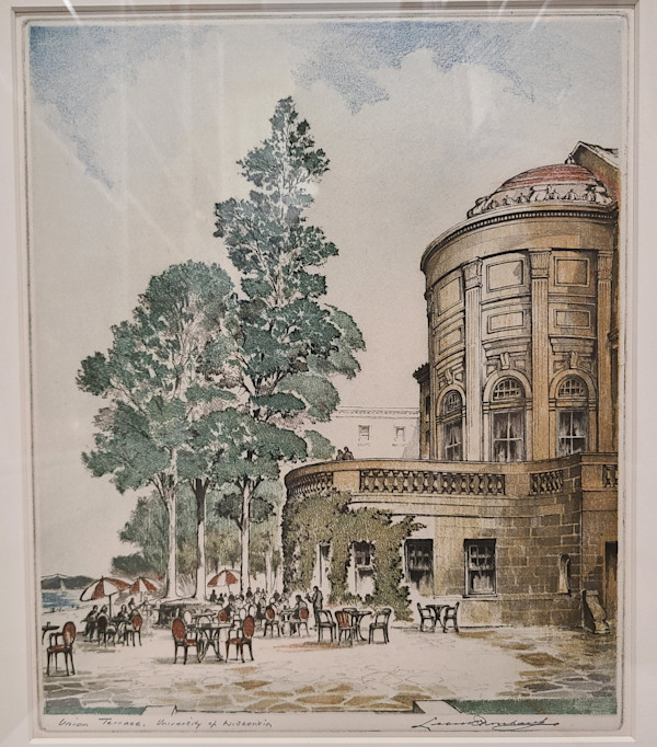 Union, Terrace, University of Wisconsin by Leon Pescheret