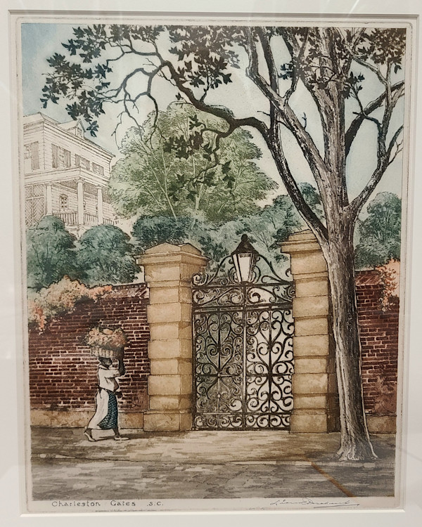 Charleston Gates .S.C. by Leon Pescheret