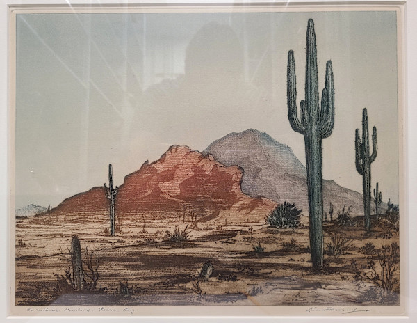 Camelback Mountains, Phoenix, Ariz by Leon Pescheret