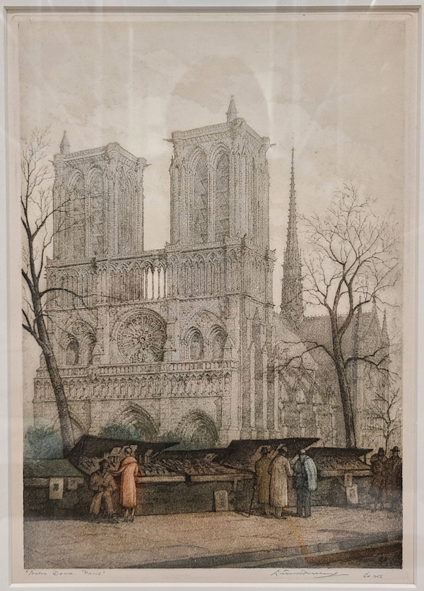 Notre Dame, Paris by Leon Pescheret