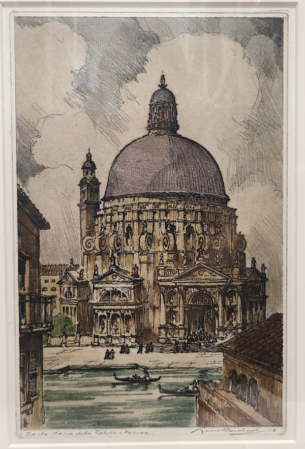Santa Maria de la Salute, Venice by Leon Pescheret
