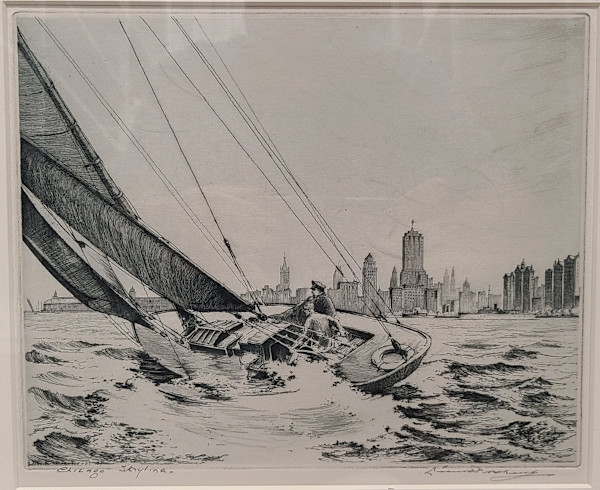 Chicago Skyline by Leon Pescheret