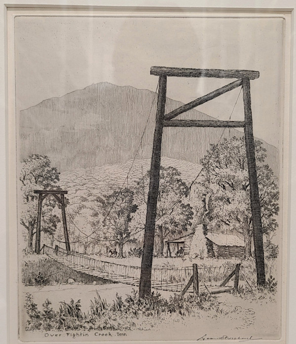 Over Fightin Creek, Tenn by Leon Pescheret, Image 1.