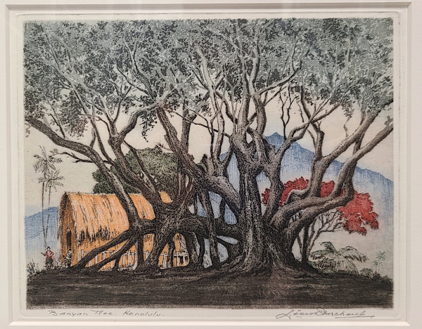 Banyan Tree, Honolulu by Leon Pescheret